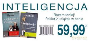 INTELIGENCJA Pakiet. Inteligencja i O inteligencji inaczej - Richard E. Nisbett [KSIĄŻKA]