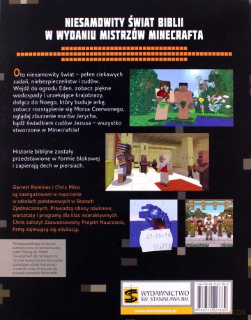 Biblia dla Minecraftersów, Historie biblijne opowiedziane blok po bloku - Garrett Romines, Christopher Miko [KSIĄŻKA]