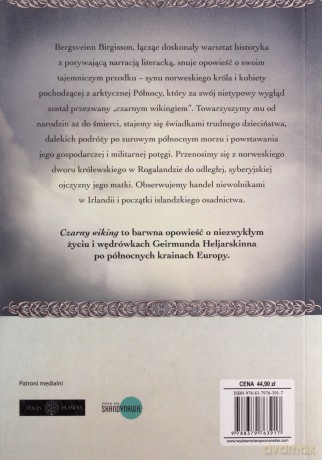 Czarny wiking. Fascynujący portret Geirmunda Heljarskinna i epoki w której żył - Bergsveinn Birgisson [KSIĄŻKA]