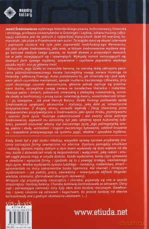Jesień średniowiecza - Johan Huizinga (twarda) [KSIĄŻKA]