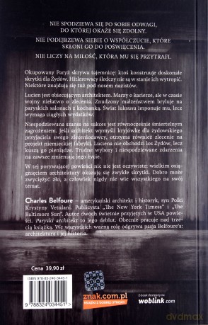 Paryski architekt - Charles Belfoure [KSIĄŻKA]