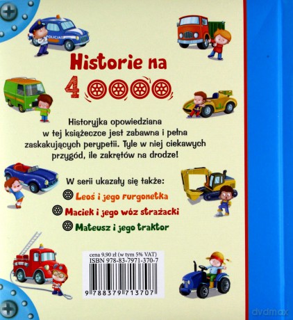 Tomek i jego radiowóz. Historie na 4 oooo - Anastasia Zanoncelli, Stafania Scalone (twarda) [KSIĄŻKA]