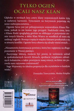 Wojownicy. Ogień i lód -  Erin Hunter [KSIĄŻKA]