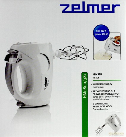 Mikser ręczny Zelmer ZHM0807S (381.7) kubek