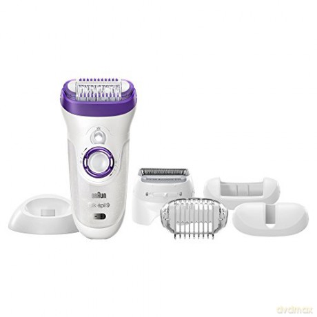 Depilator damski Braun 9-561 + koncówki + golarka