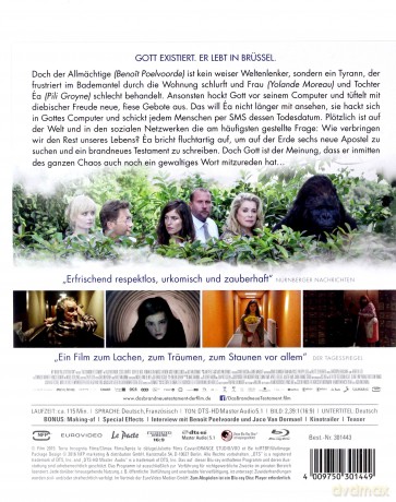The Brand New Testament (Zupełnie Nowy Testament) [Blu-Ray]