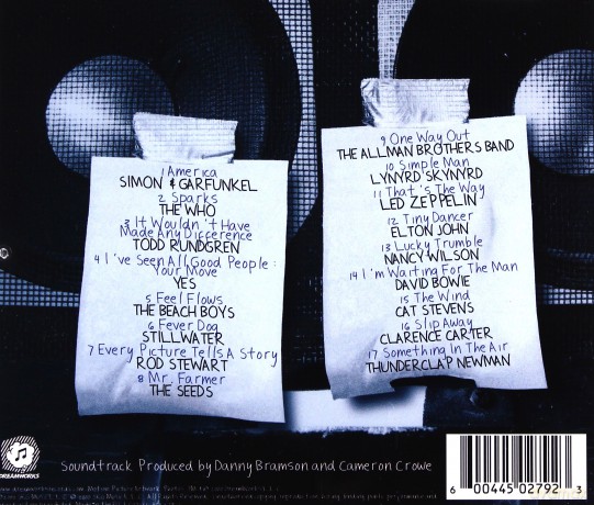 Almost Famous soundtrack (U Progu Sławy) [CD]