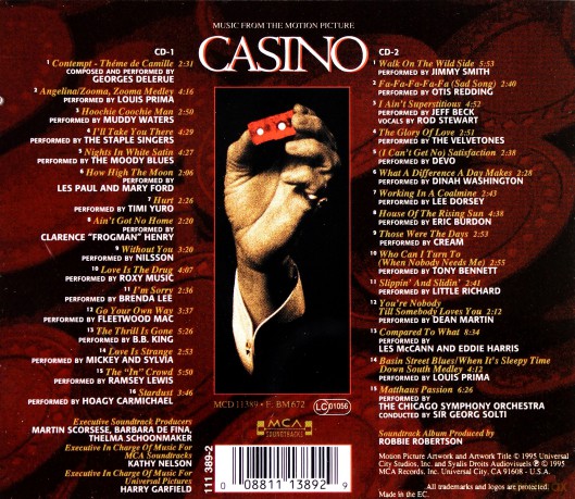 Casino soundtrack [2CD]