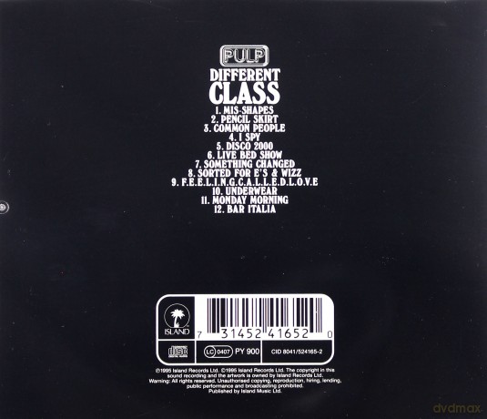 Pulp: Different Class [CD]