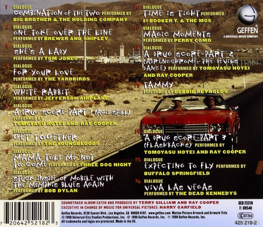 Fear And Loathing In Las Vegas soundtrack [CD]