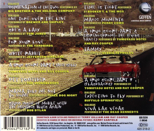 Fear And Loathing In Las Vegas soundtrack [CD]