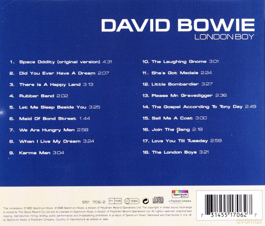 David Bowie: London Boy [CD]