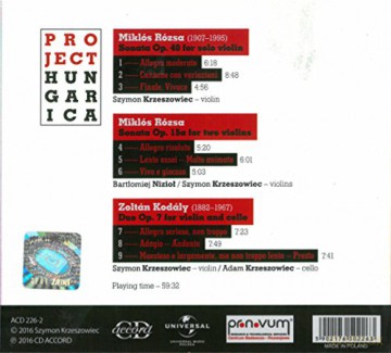 Szymon Krzeszowiec: Project Hungarica [CD]