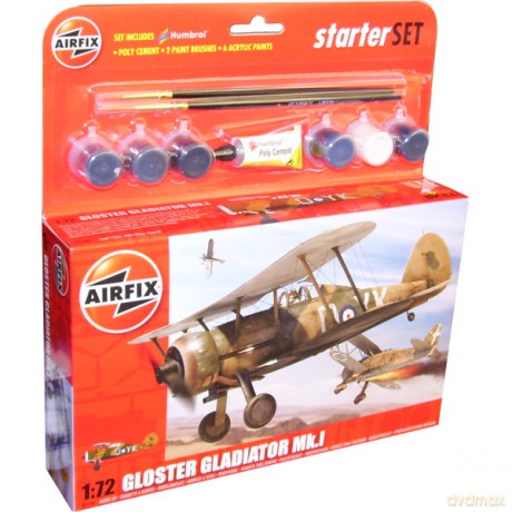 AIRFIX Gloster Gladiator zestaw