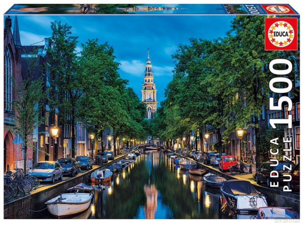 EDUCA 1500 el. Amsterdam Canal at Dusk [PUZZLE]