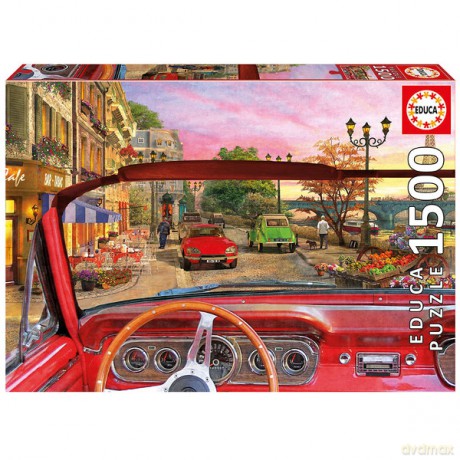 EDUCA 1500 el. Paris in a Car [PUZZLE]