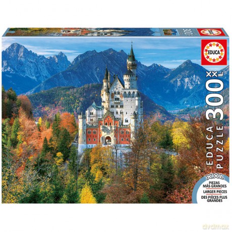 EDUCA 300 el. XXL Zamek Neuschwanstein [PUZZLE]