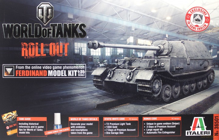 ITALERI World of Tanks Ferdinand
