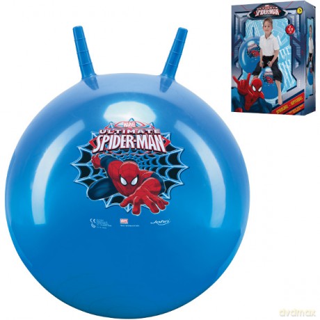 JOHN Piłka do skakania z uch. SpiderMan