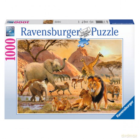 RAVENSBURGER 1000 el. Dzikie życie Afryki [PUZZLE]