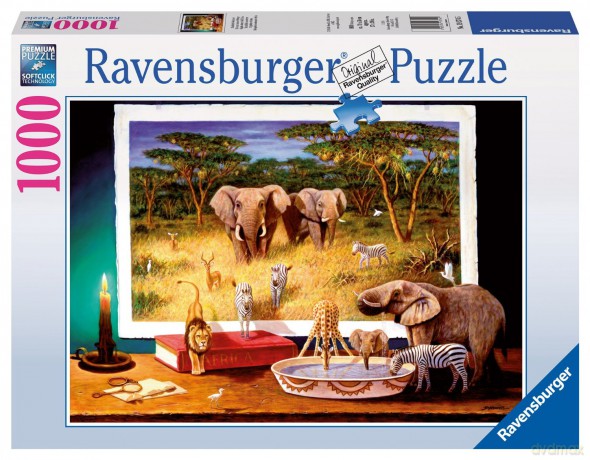 RAVENSBURGER 1000 el. Goście nocą [PUZZLE]