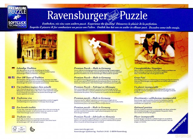 RAVENSBURGER 1000 el. Wiosna w ogrodzie [PUZZLE]