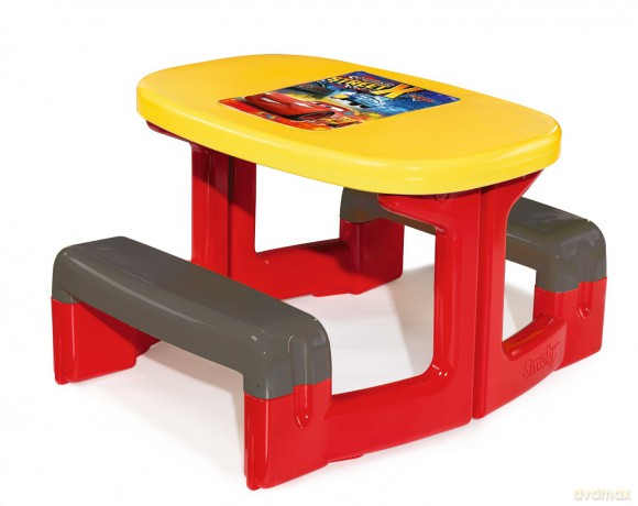 SMOBY Cars Stół piknikowy