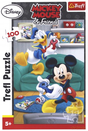 TREFL 100 el. Miki i Donald (16291) [PUZZLE]