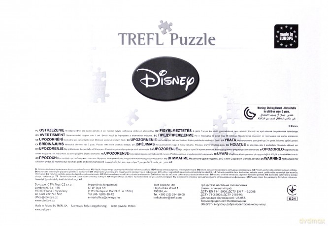 TREFL 15 el. Ramkowe Auta 2 (31230) [PUZZLE]