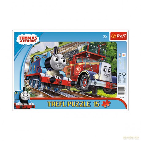 TREFL 15 el. Ramkowe Lokomotywa Tomek i Przyjaciele (31231) [PUZZLE]