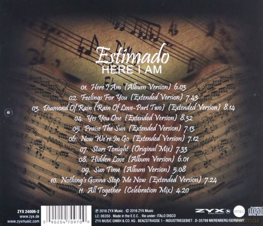 Estimado: Here I Am [CD]