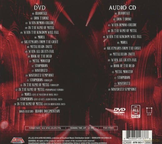 Bloodbound: One Night Of Blood (digipack) [DVD]+[CD]