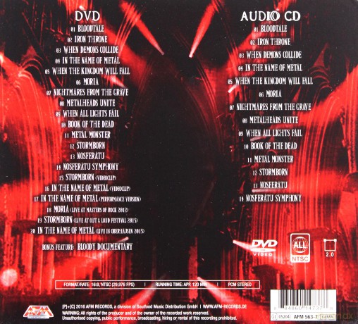 Bloodbound: One Night Of Blood (digipack) [DVD]+[CD]