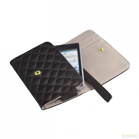 Etui portfelowe Wallet Pik XXXL (Note 2) czarne