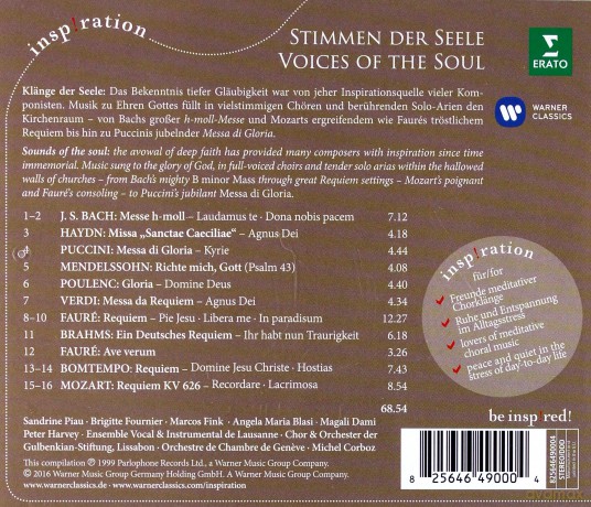 Michel Corboz: Inspiration: Choral Meditation [CD]