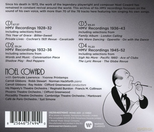 Noel Coward: The Hmv Recordings 1928-1953 [4CD]