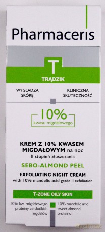 Pharmaceris T Krem z Kwasem migdałowym 10% 50 ml
