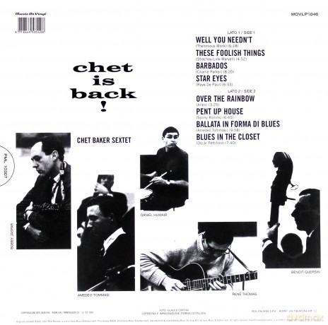 Chet Baker: Chet Is Back! [Winyl]