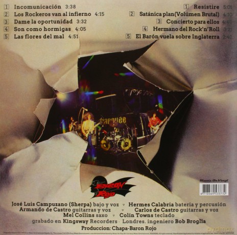 Baron Rojo: Volumen Brutal [Winyl]