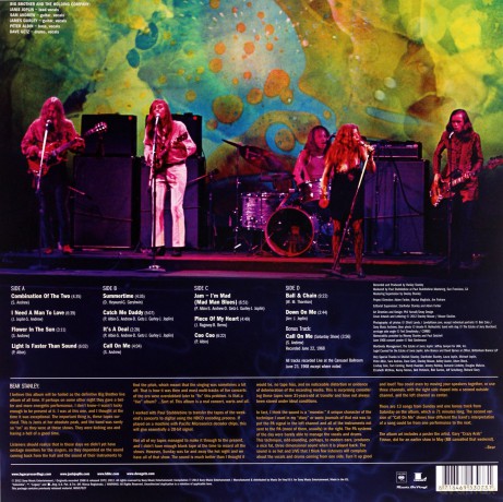 Big Brother And The Holding Company: Live At The Carousel [2xWinyl]