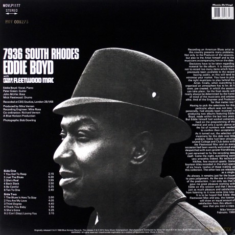 Eddie Boyd: 7936 South Rhodes [Winyl]