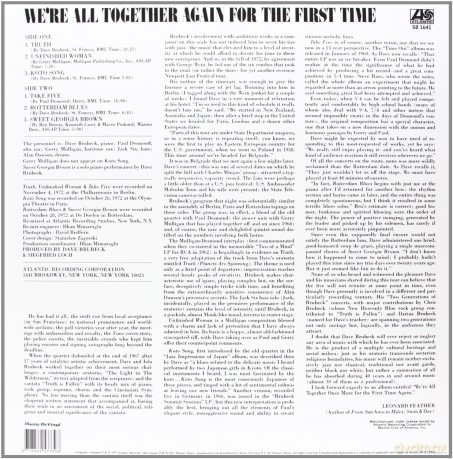 Dave Brubeck: We'Re All Together [Winyl]