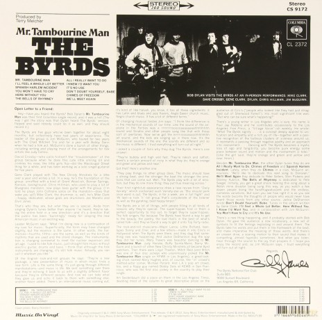 Byrds: Mr. Tambourine Man [Winyl]