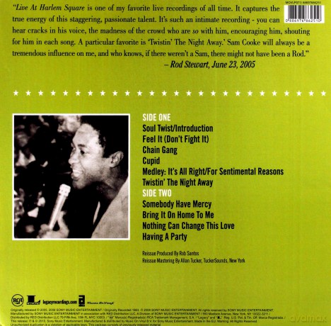 Sam Cooke: Live At The Harlem [Winyl]