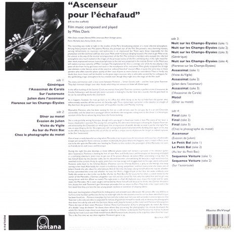 Miles Davis: Ascenseur Pour L'Echafaud [2xWinyl]