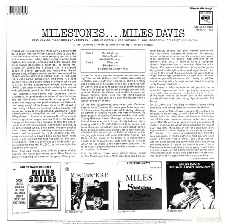 Miles Davis: Milestones [Winyl]