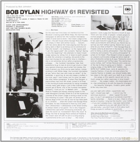 Bob Dylan: Highway 61 Revisited [Winyl]