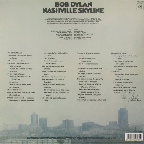 Bob Dylan: Nashville Skyline [Winyl]