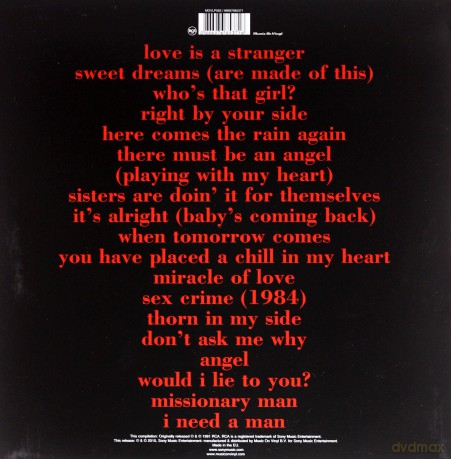 Eurythmics: Greatest Hits [2xWinyl]