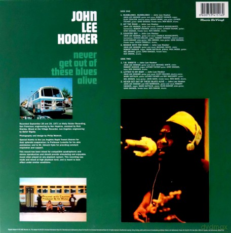John Lee Hooker: Never Get Out Of These [Winyl]